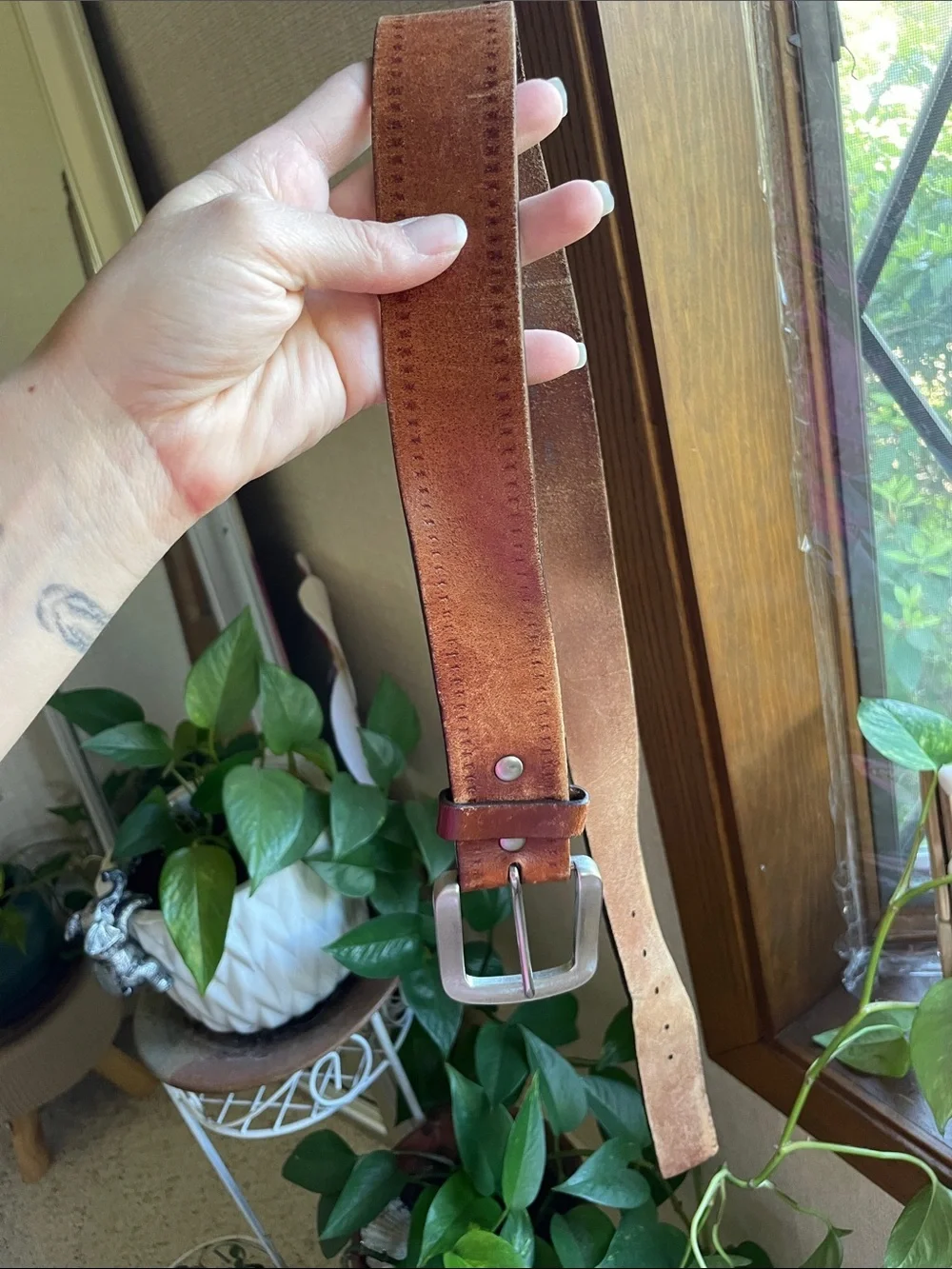 Columbia Genuine Leather Belt